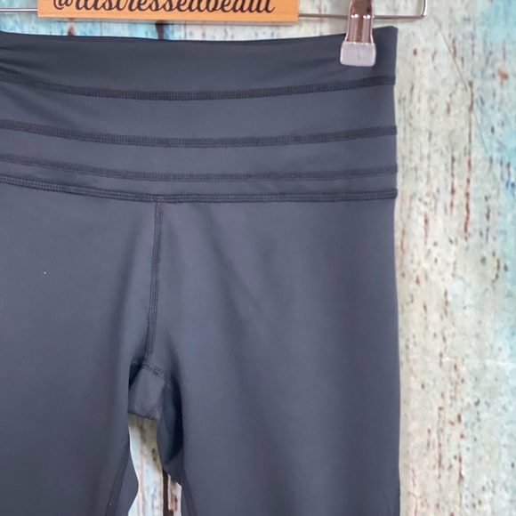 FREE PEOPLE NWOT Black Swerve Tie Ankle Leggings - Picture 11 of 16